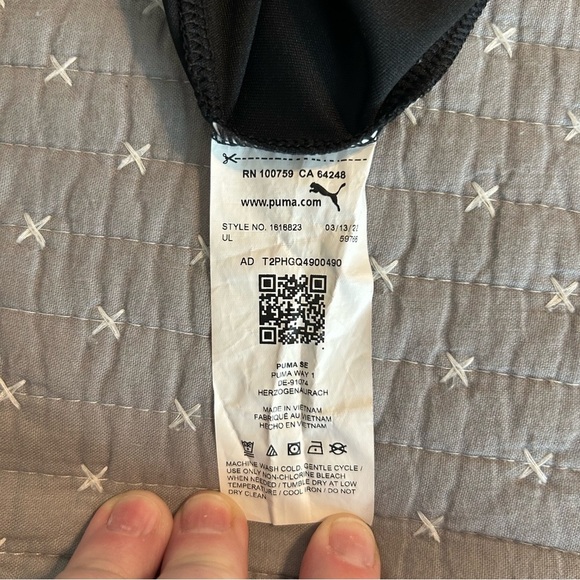 (Bundle 3 for $15) Puma Black Long Sleeve Dry-Fit M (10/12) - Picture 5 of 5